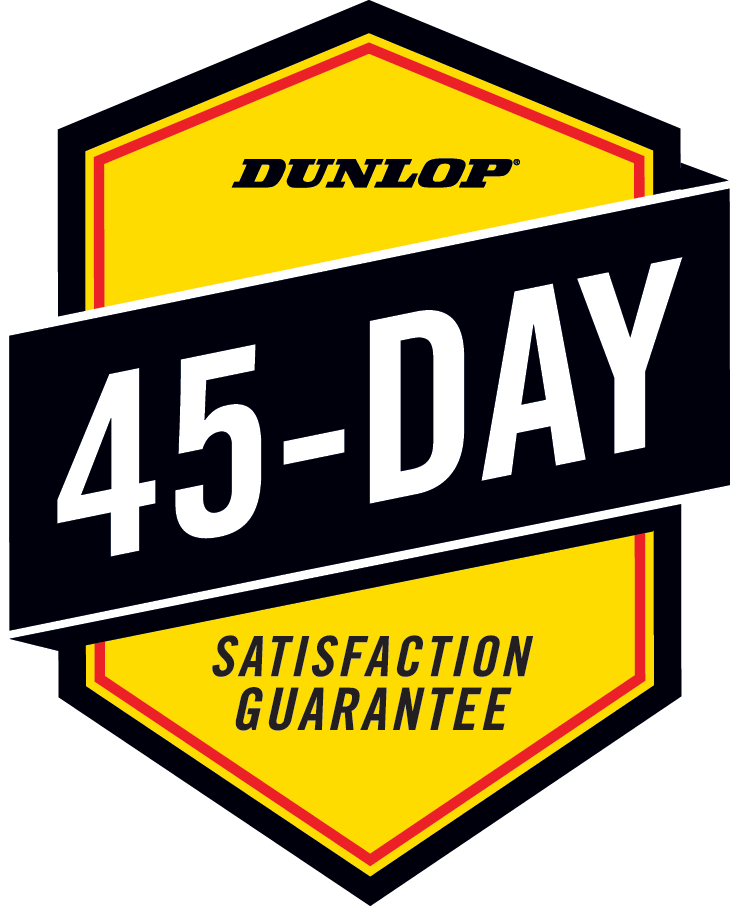 Dunlop 45-Day Guarantee Badge